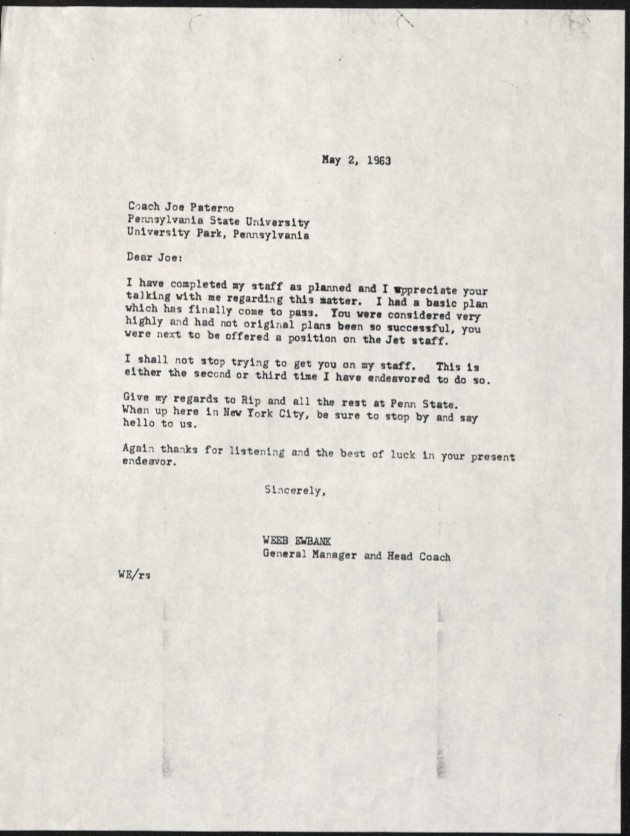 Rejection letter to Paterno (Spec).tif