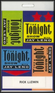 Tonight Show stage pass