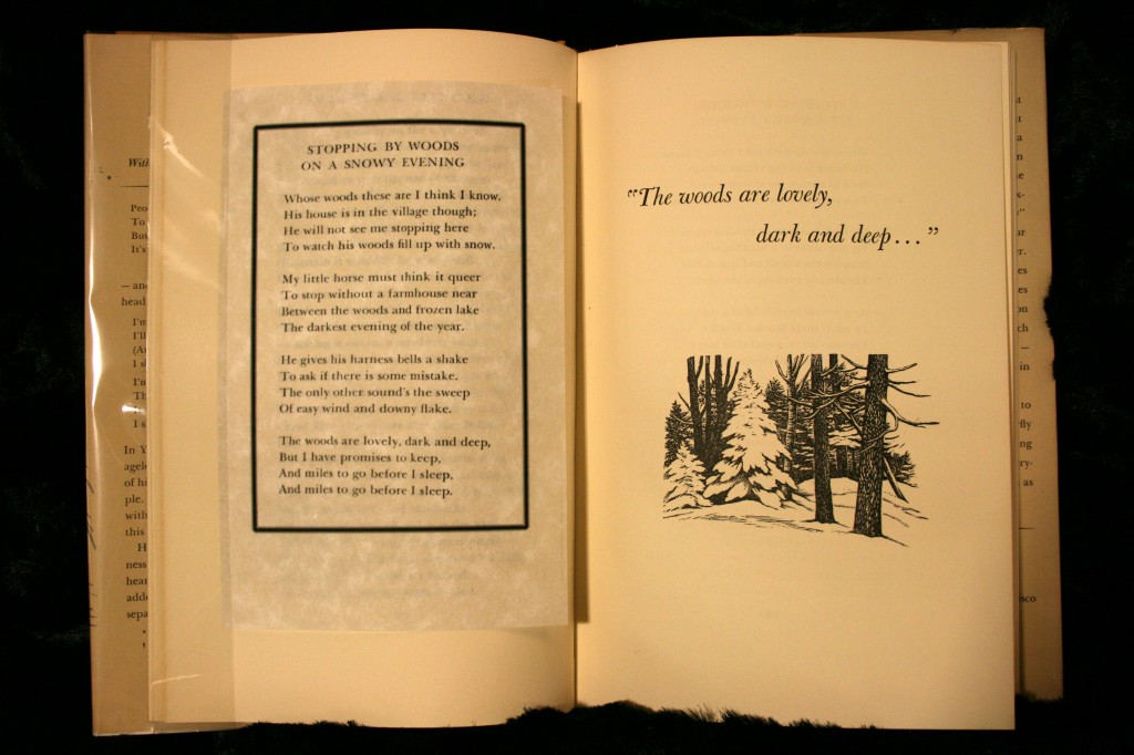 Stopping by Woods on a Snowy Evening by Robert Frost from You Come Too: Favorite Poems for Young Readers