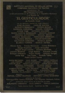 El Gesticticulador Plaque 3