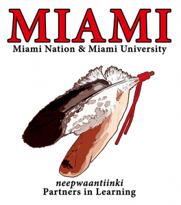 Myaamia Nation & Miami University partnership logo