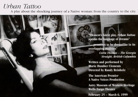 Promotional flyer from the American premiere production for the Autry Museum of Western Heritage, Feb.25-Mar.6, 1999. 