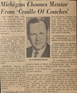 Bo Schembechler Newspaper 01 (Ted Patterson Coll.)-p19ucr1vjmfd21p0h1v5f1sit7f8