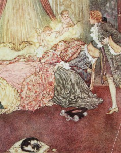Edmund Dulac's Sleeping Beauty, from The Sleeping Beauty and Other Tales, 1910