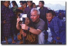 Children with camera