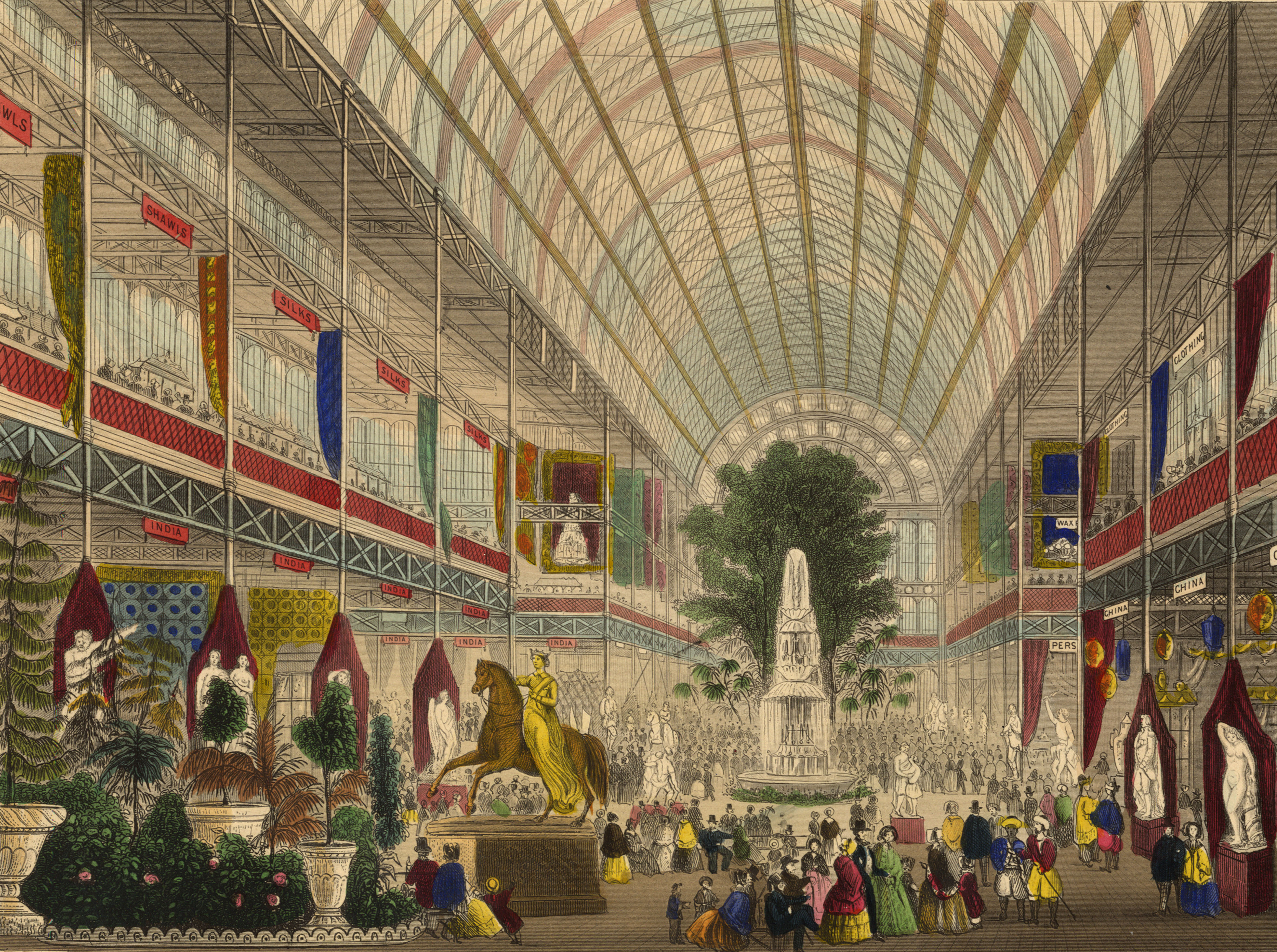 Crystal palace. Хрустальный дворец 1851. Хрустальный дворец гайд-парк. Всемирная выставка в Лондоне Хрустальный дворец. Хрустальный дворец в Лондоне 1851 внутри.