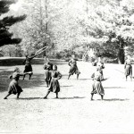 Fencing in Gym Class, late 19th or eary 20th century