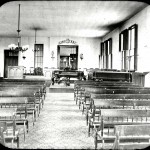 Peabody Hall Parlor with Green Stoolf