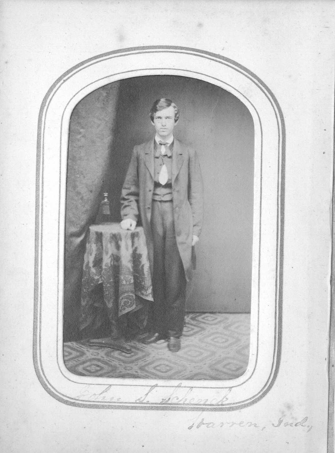 John S. Schenck Warren, Indiana (Junior 1861)